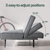 Zinus - Quinn Clic Clac Sofa Bed in 3 Positions